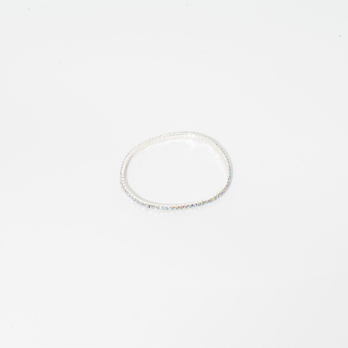 Biem Gümüş Renk Lastik Bileklik