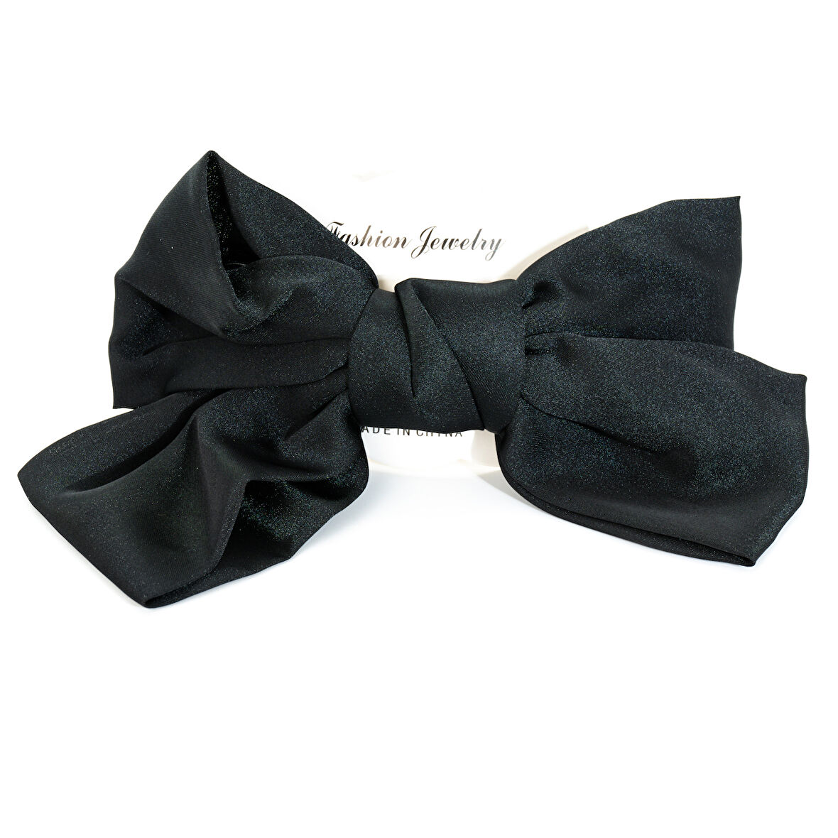 Biem Saten Fiyonk Toka Siyah