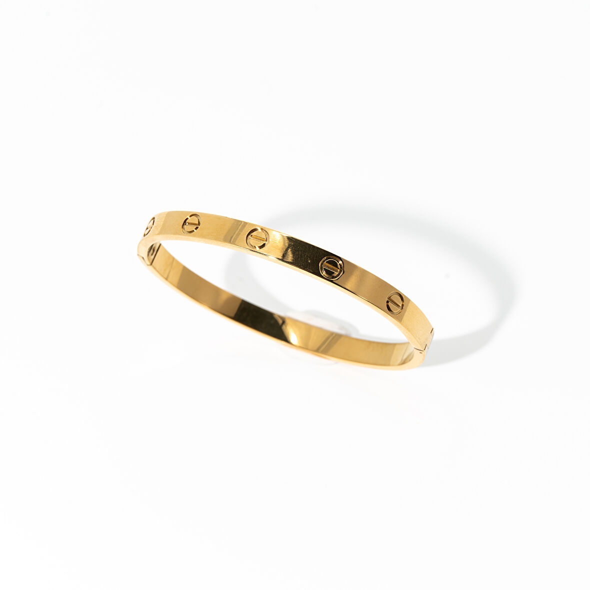 Biem Düz Model Çelik Kelepçe Bileklik