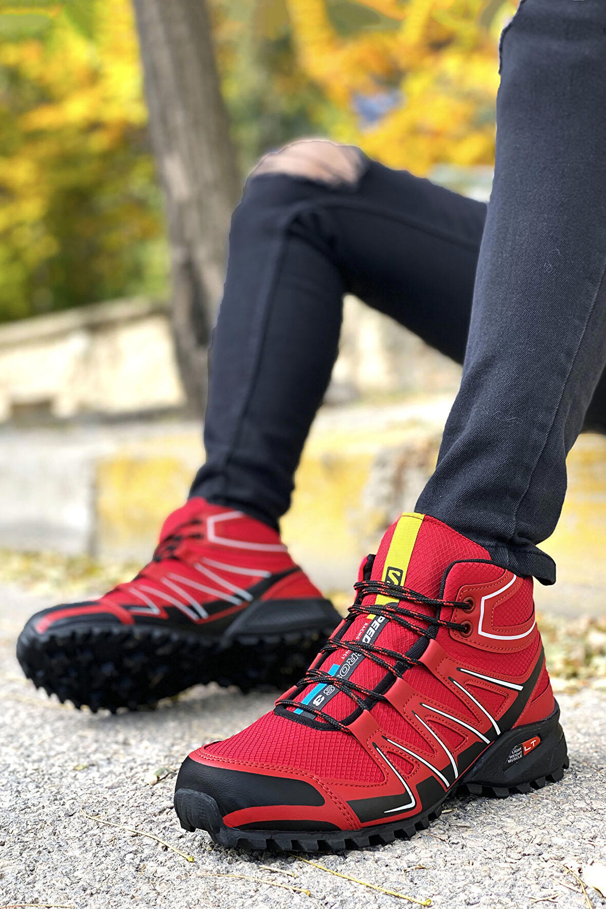 Çizgili Outdoor Trekking Erkek Bot