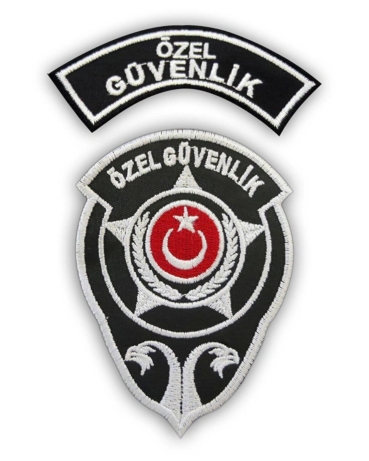 Özel Güvenlik Arması, Özel Güvenlik Yönetmeliğe Uygun, Nakış Desenli