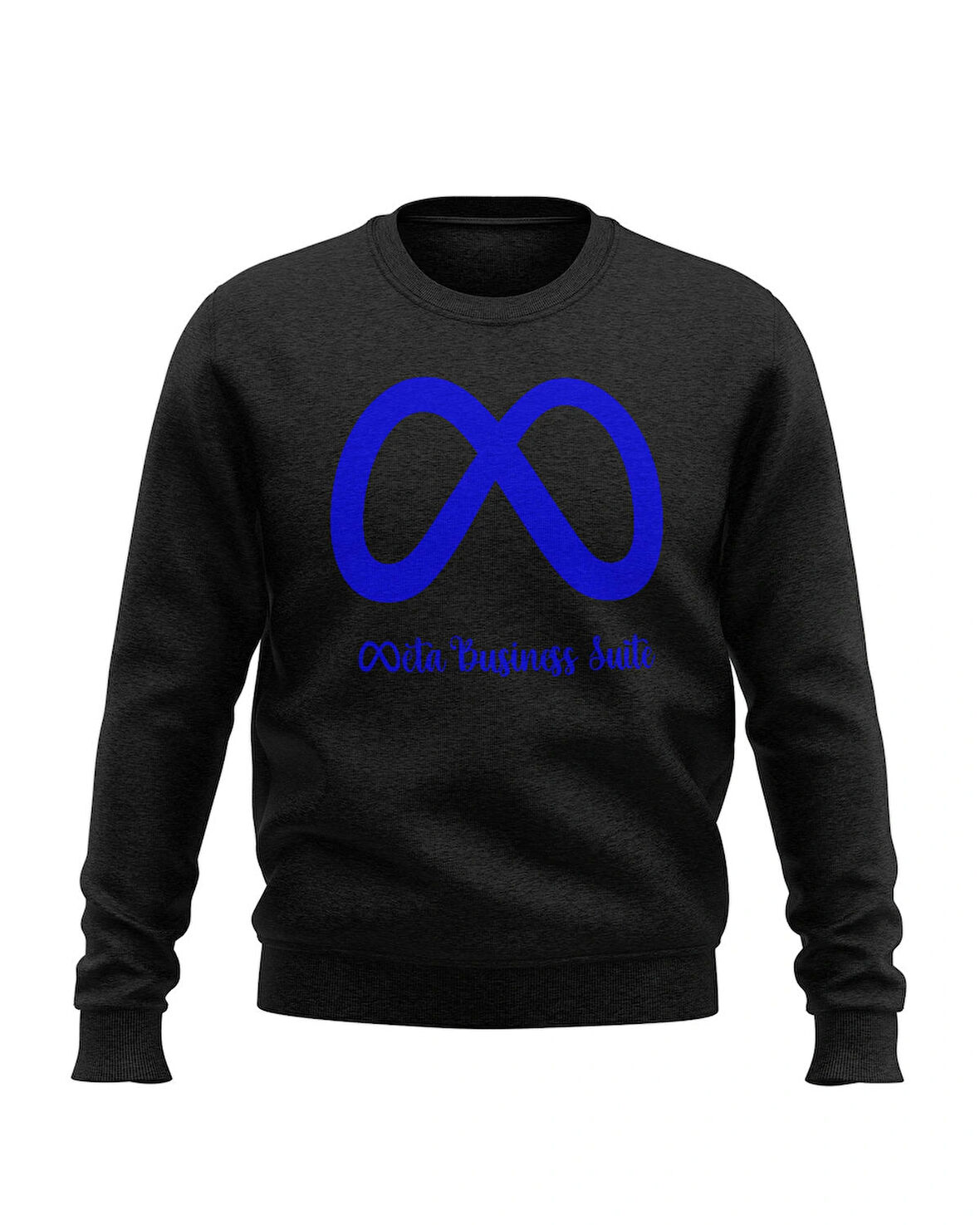 Yazılımcılara Özel Meta Baskılı Sweatshirt, Unisex, Regular Kesim