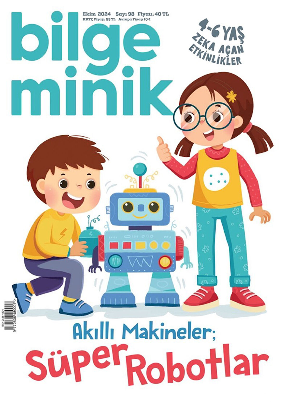 Bilge Minik Dergi Ekim 2024 (3-6 yaş)