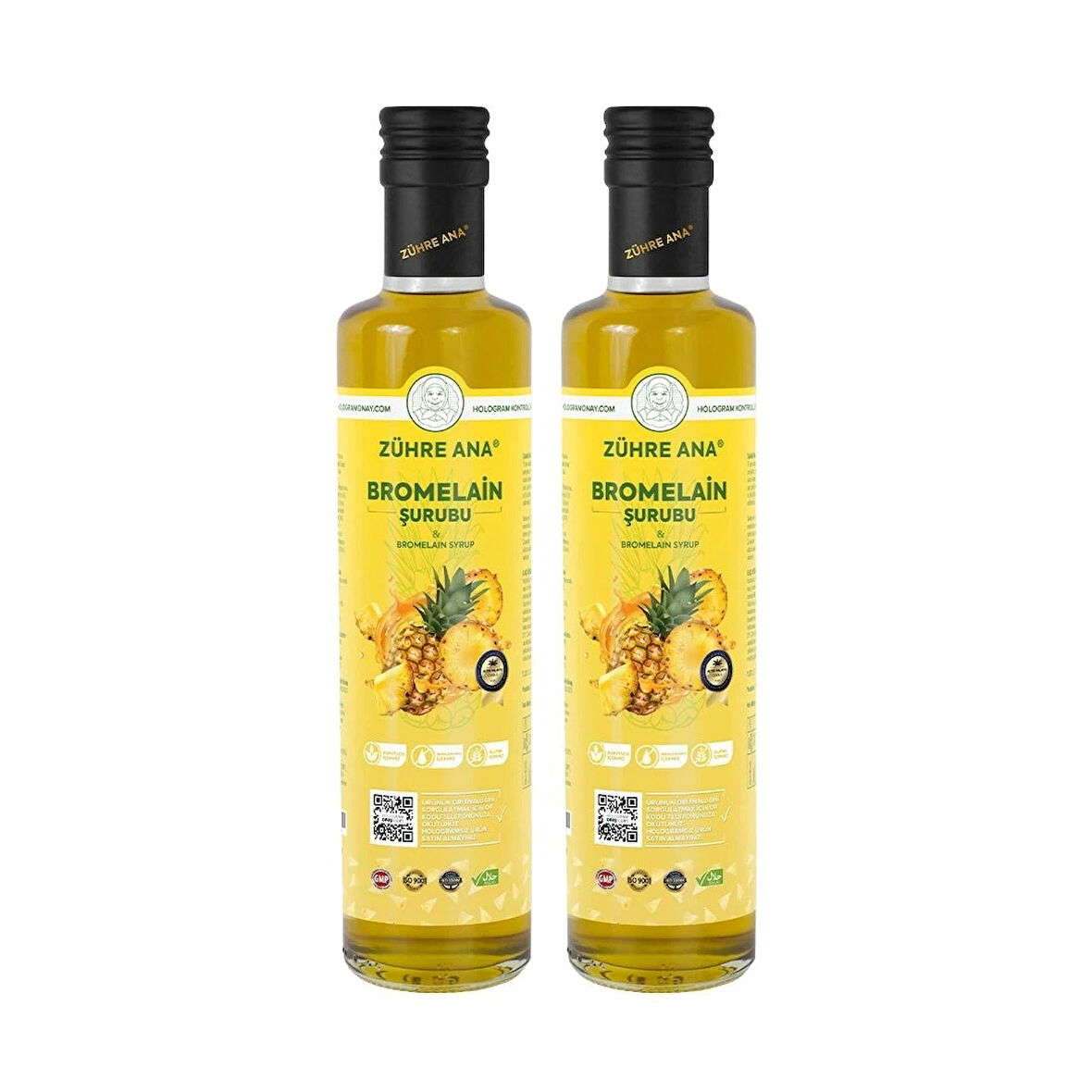 Zühre Ana Bromelain Şurubu 2 Adet