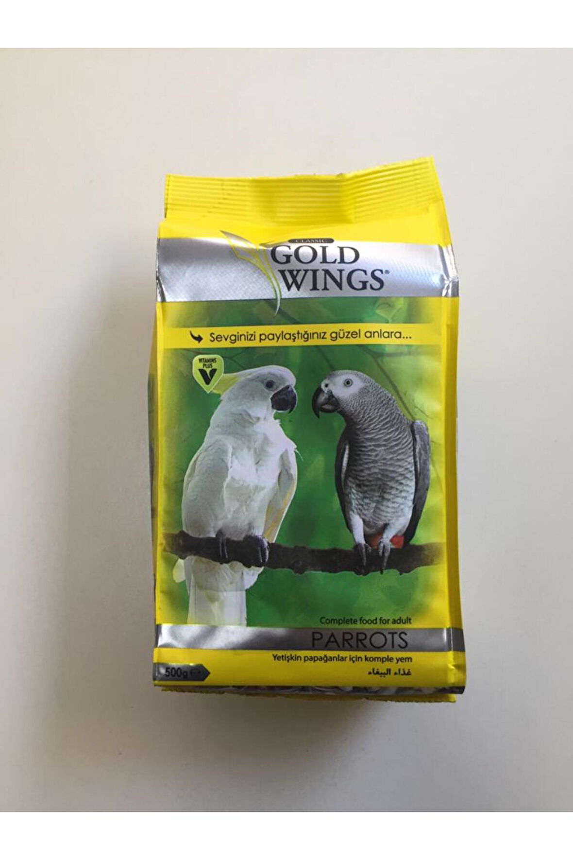 GOLD WINGS Yetişkin Papağan İçin Komple Yem 500g.