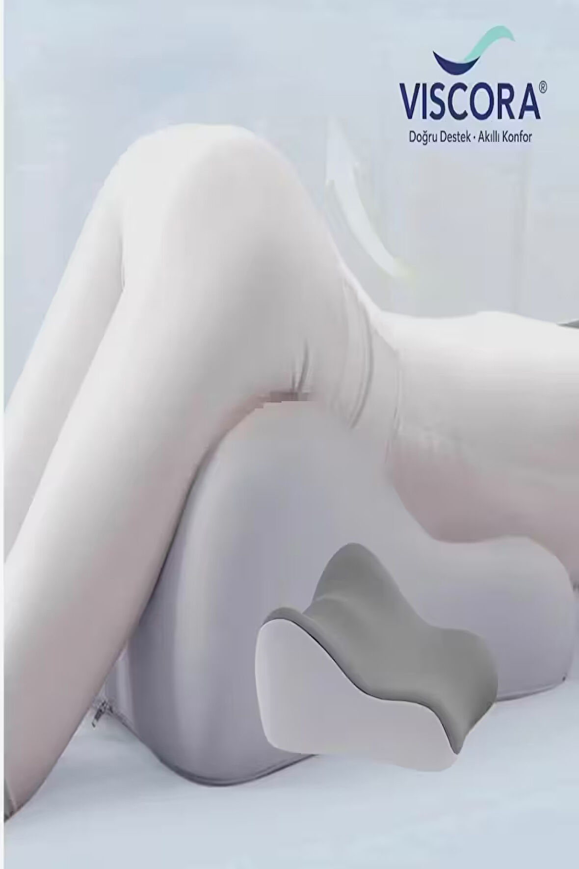 Omuz ve Sırt Destekli Minder – Visco,-Yıkanabilir Kılıf – Ofis/Ev