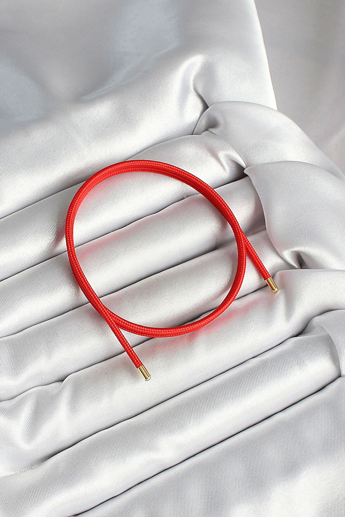 Mıknatıslı Kırmızı Renk Sarmal Kadın Bileklik