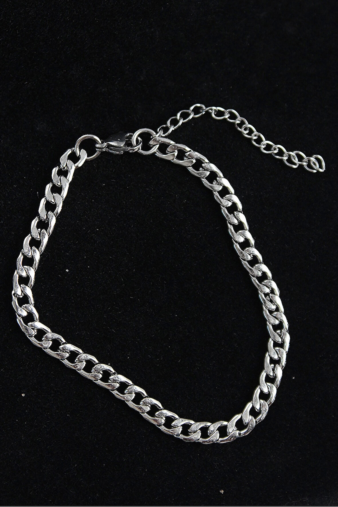 316L Çelik Klasik Model Gümüş Renk Erkek Bileklik