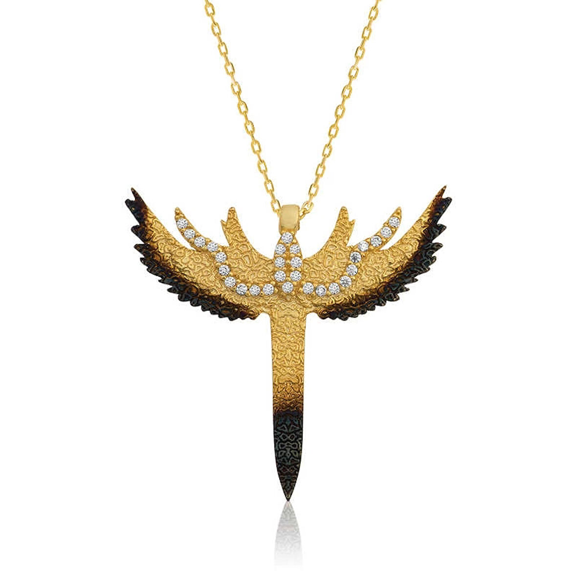 Gümüş Kılıç Kadın Kolye