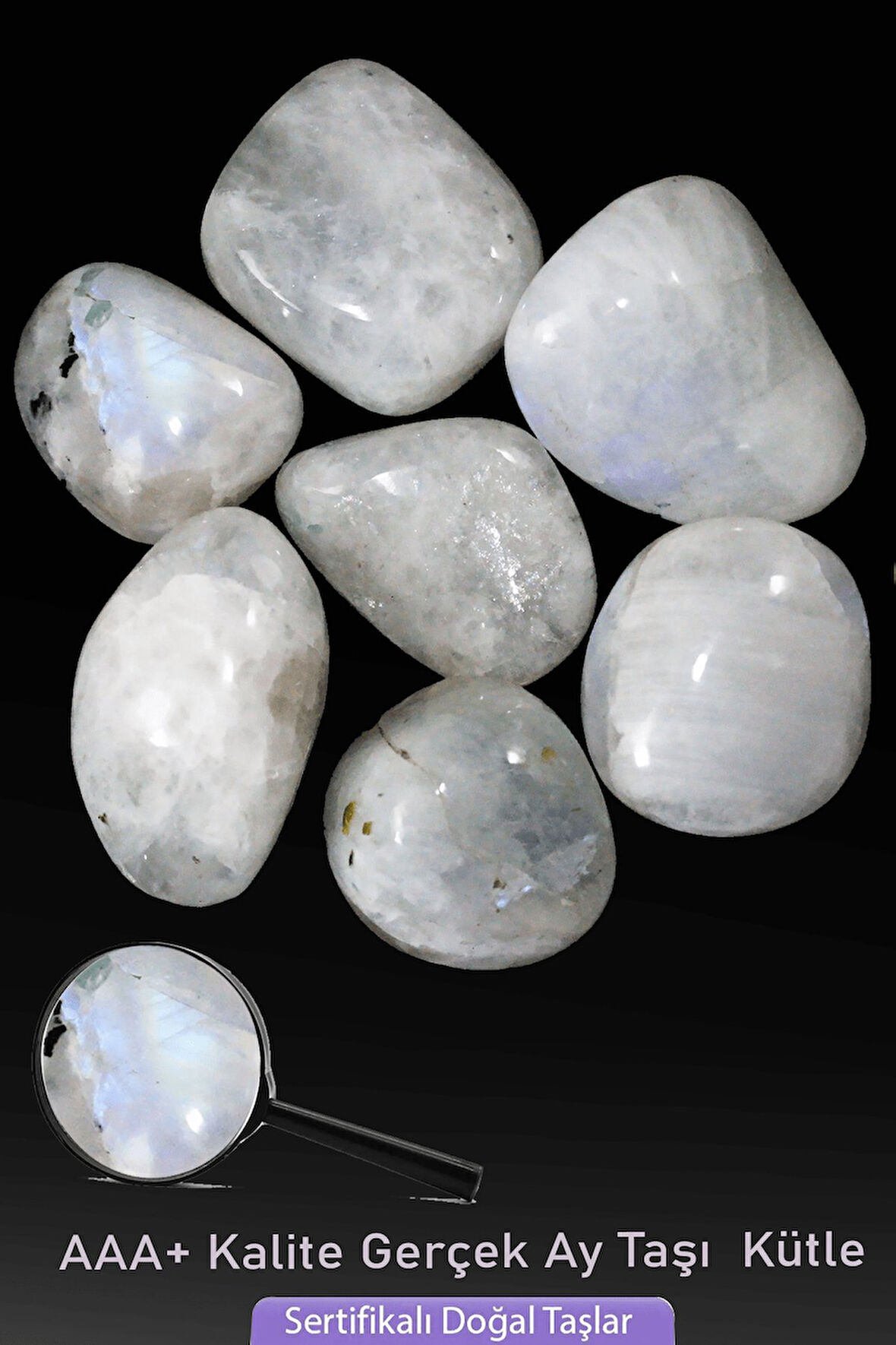 Sertifikalı Gerçek Ay Taşı Kütle