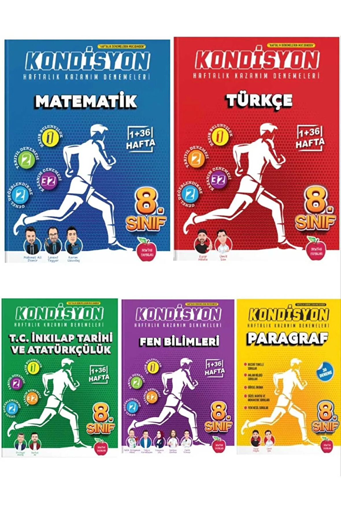 Newton 8.sınıf Kondisyon Matematik Türkçe İnkılap Fen Bilimleri Paragraf 37 HaftaDenemeYeni20232024