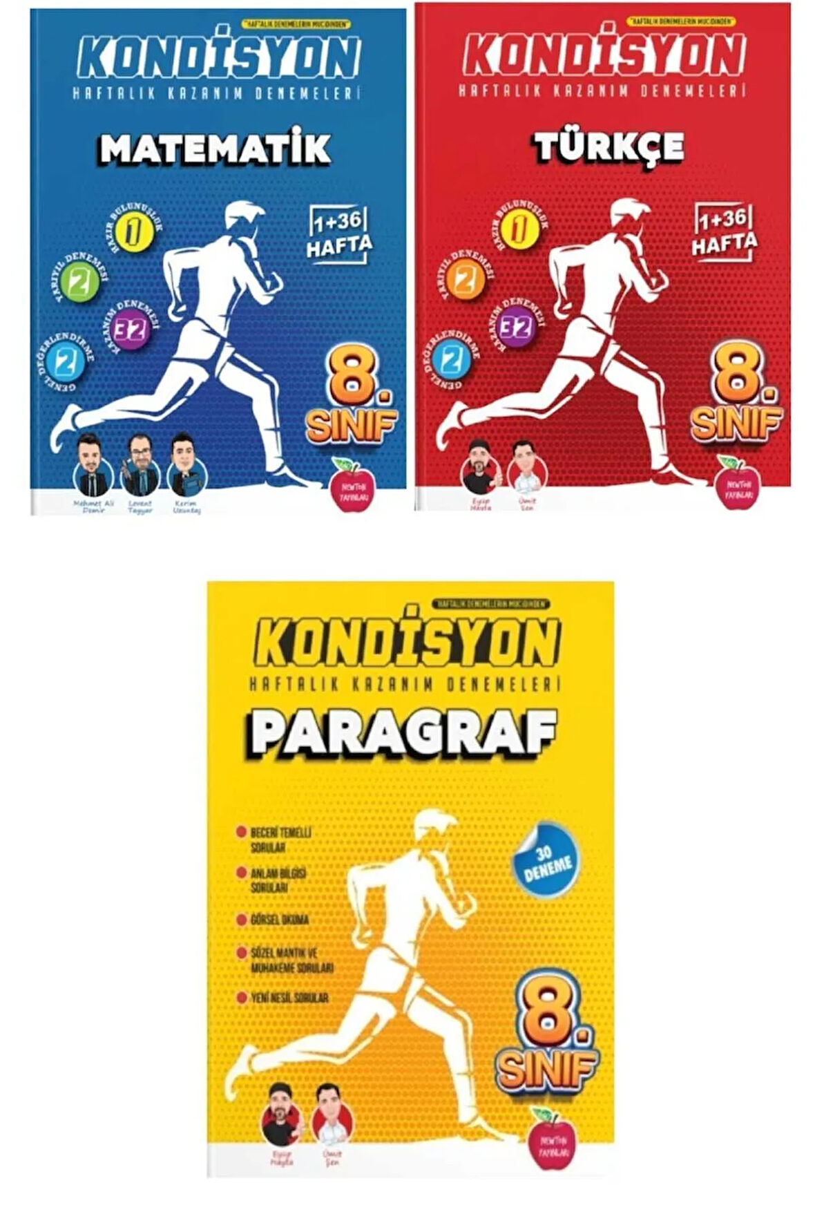 Newton 8.sınıf Kondisyon Matematik Türkçe Paragraf 37 HaftaDenemeYeni20232024