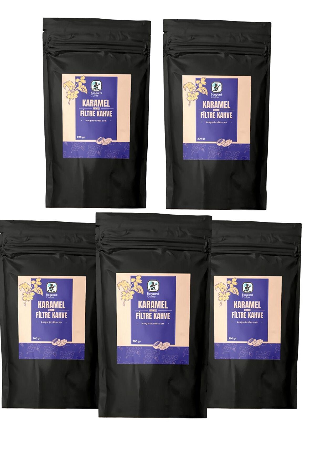 Karamel Aromalı Filtre Kahve 5 x 200 g