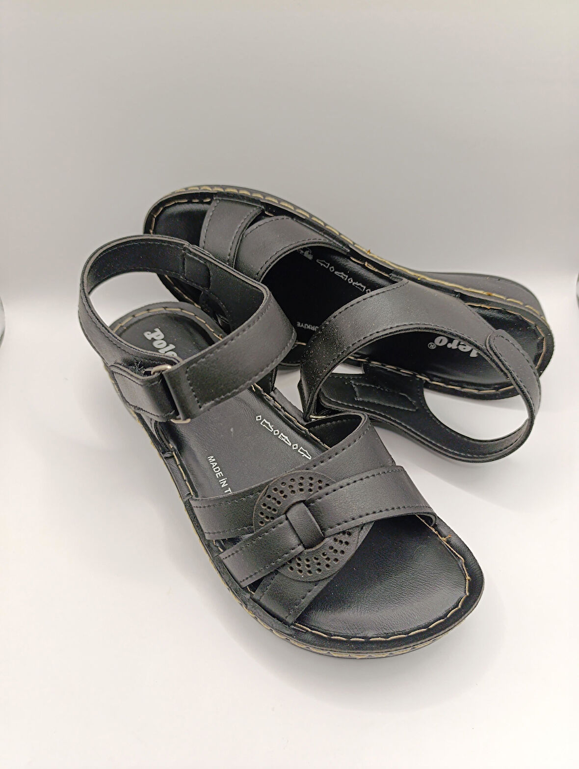 Günlük Kadın Cırt Bantlı Sandalet Yumuşak Rahat 