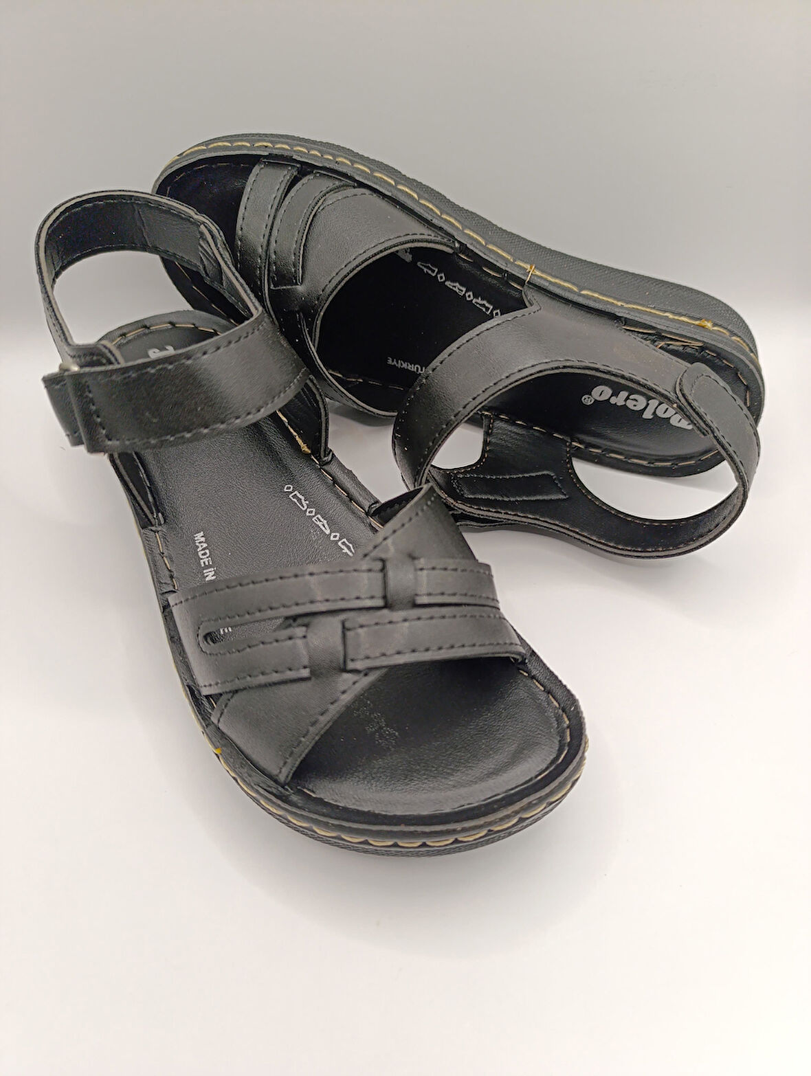 Günlük Kadın Cırt Bantlı Sandalet Yumuşak Rahat 