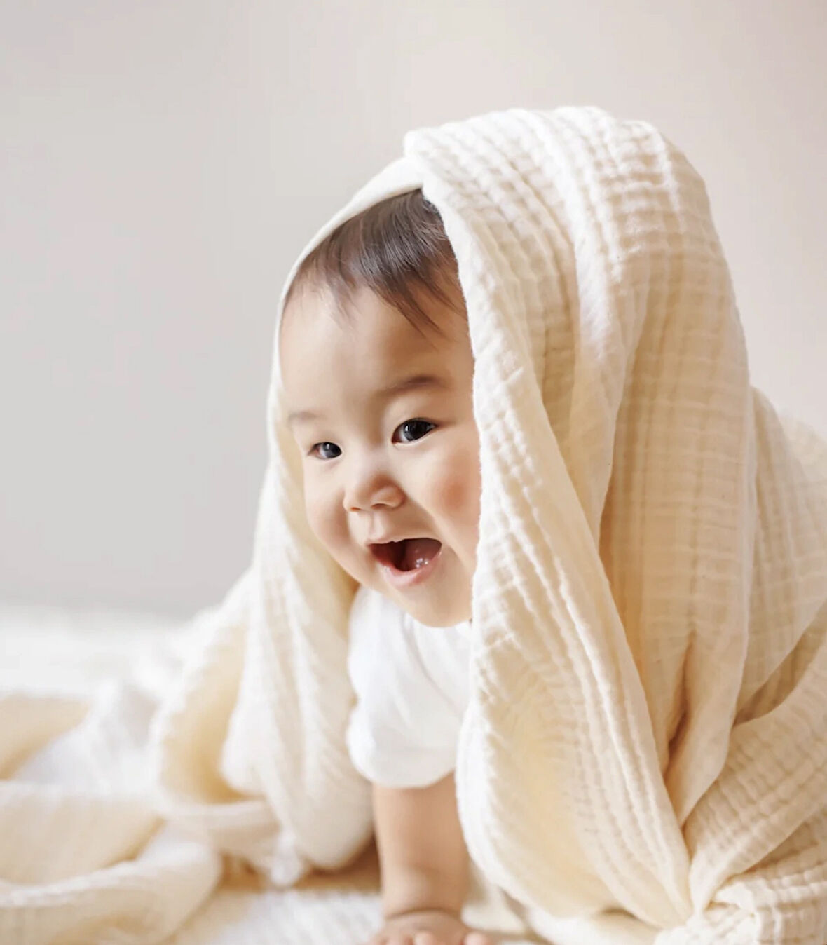 4 Katlı Çok Amaçlı Müslin Örtü & Battaniye %100 Pamuk, Oeko-teks Sertifikalı 80x80 cm