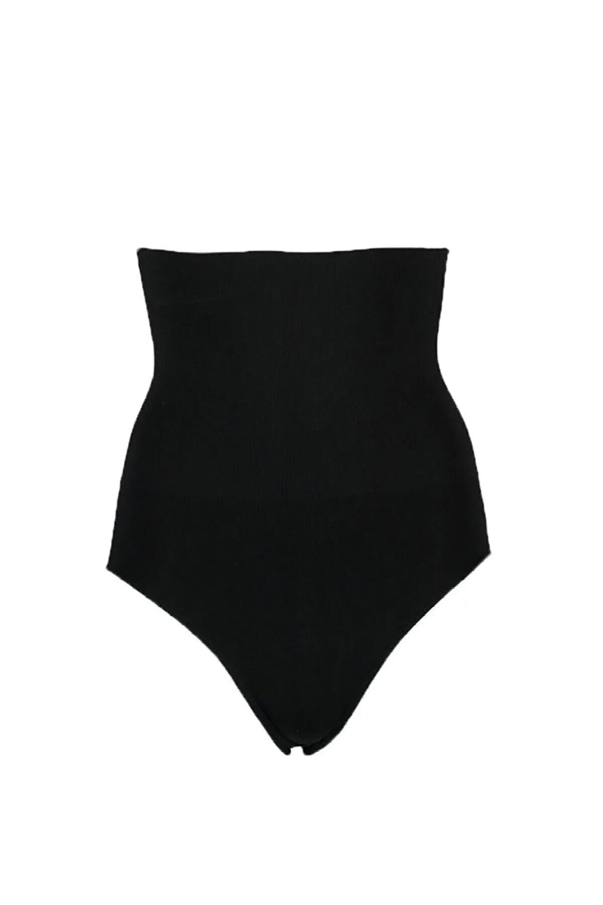 Kadın Siyah Toparlayıcı Silikonlu Yüksek Bel Slip Korse