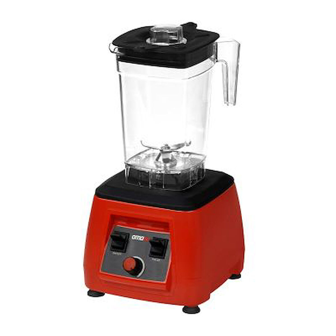 Omake BLE05 E11 Bar Blender, Buz Kırıcılı - 2 Lt, Kırmızı