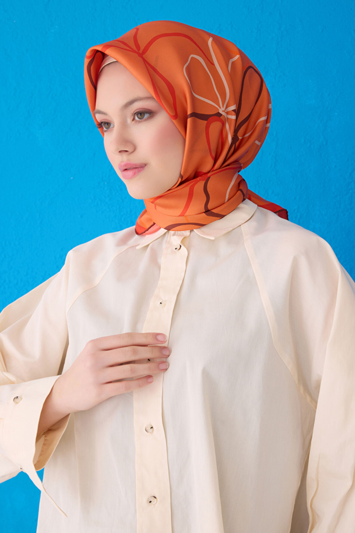 Belli Twill İpek Eşarp 4113D