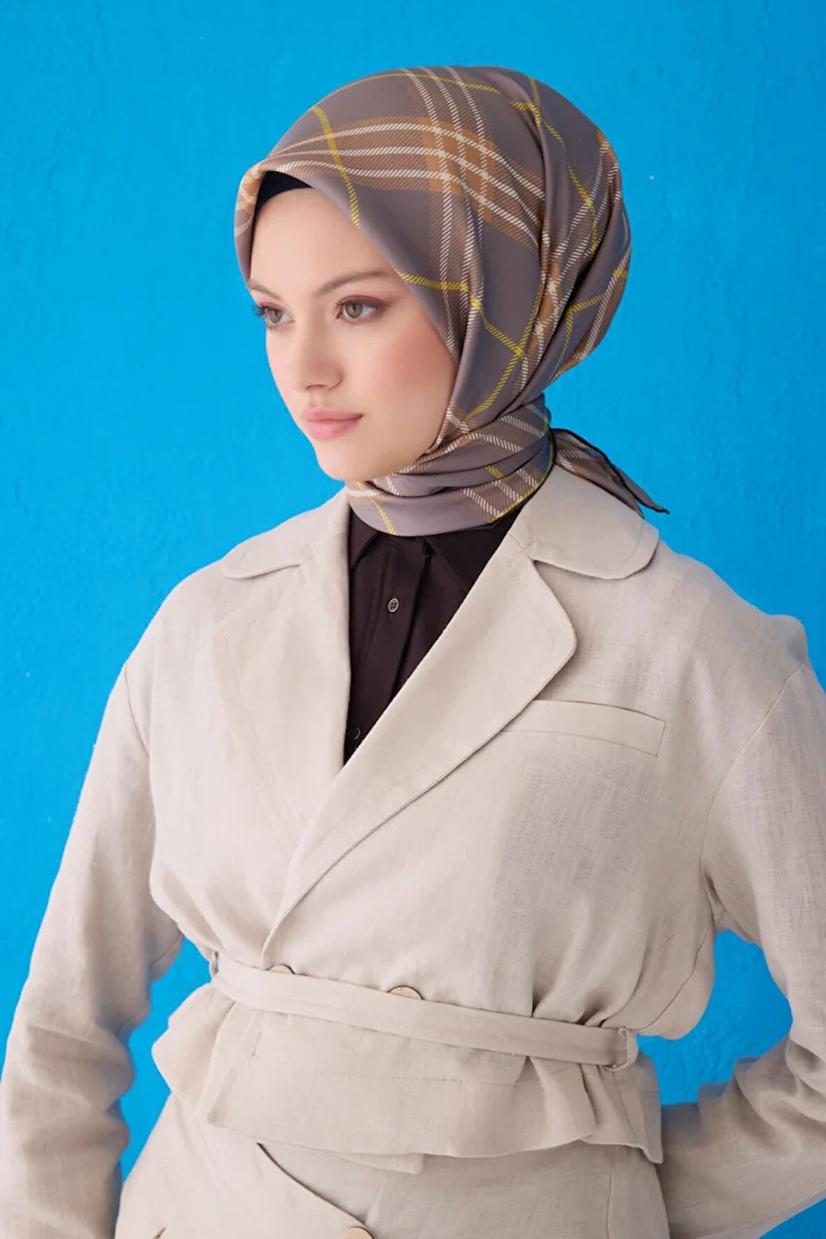 Belli Twill İpek Eşarp 4122D