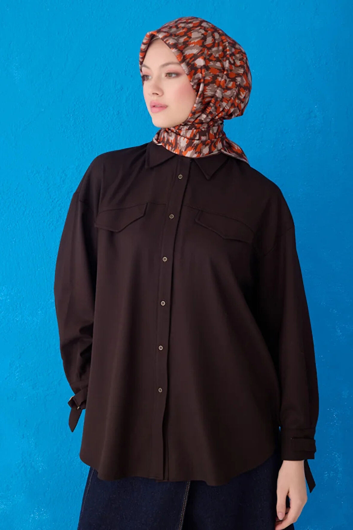 Belli Twill İpek Eşarp 4103D