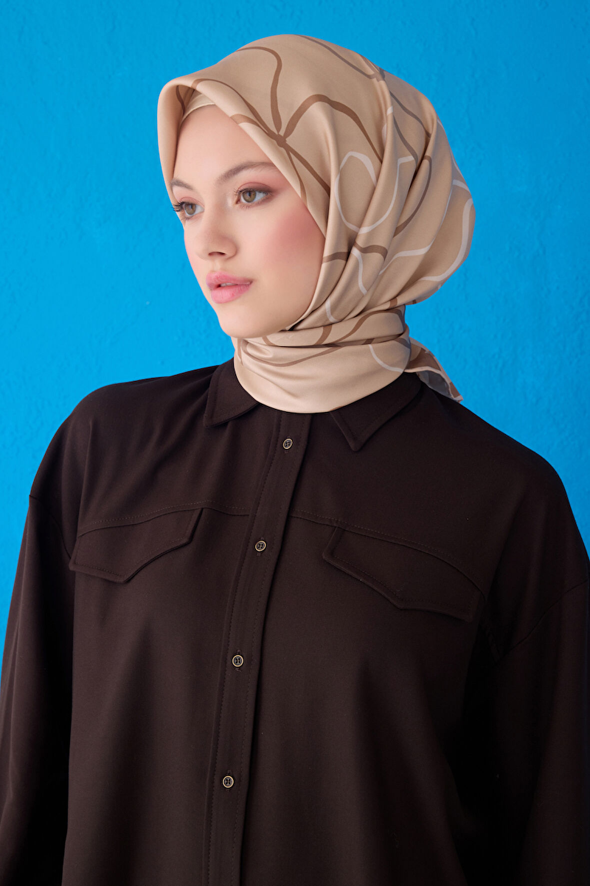 Belli Twill İpek Eşarp 4113D