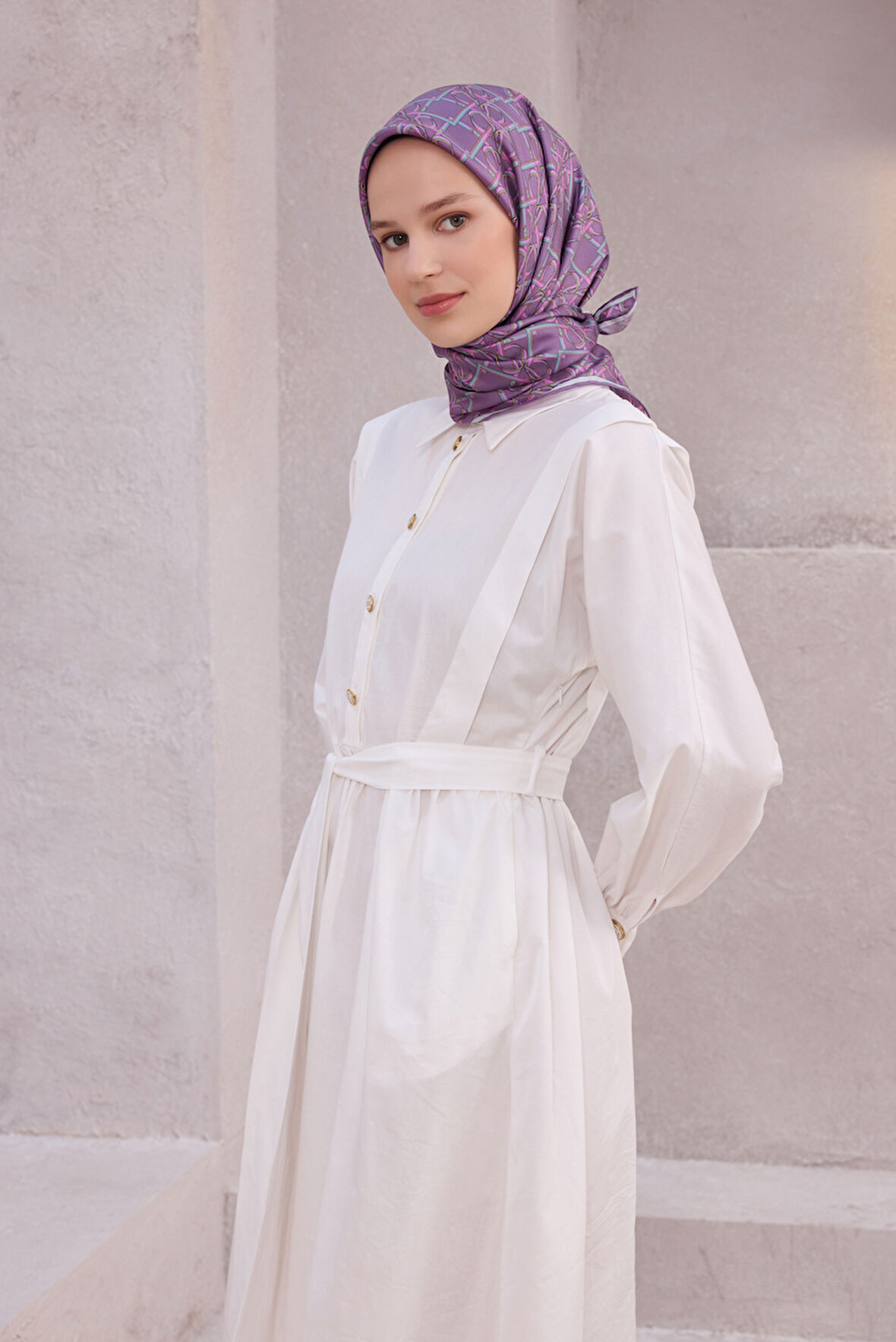 Belli Twill İpek Eşarp 4214D