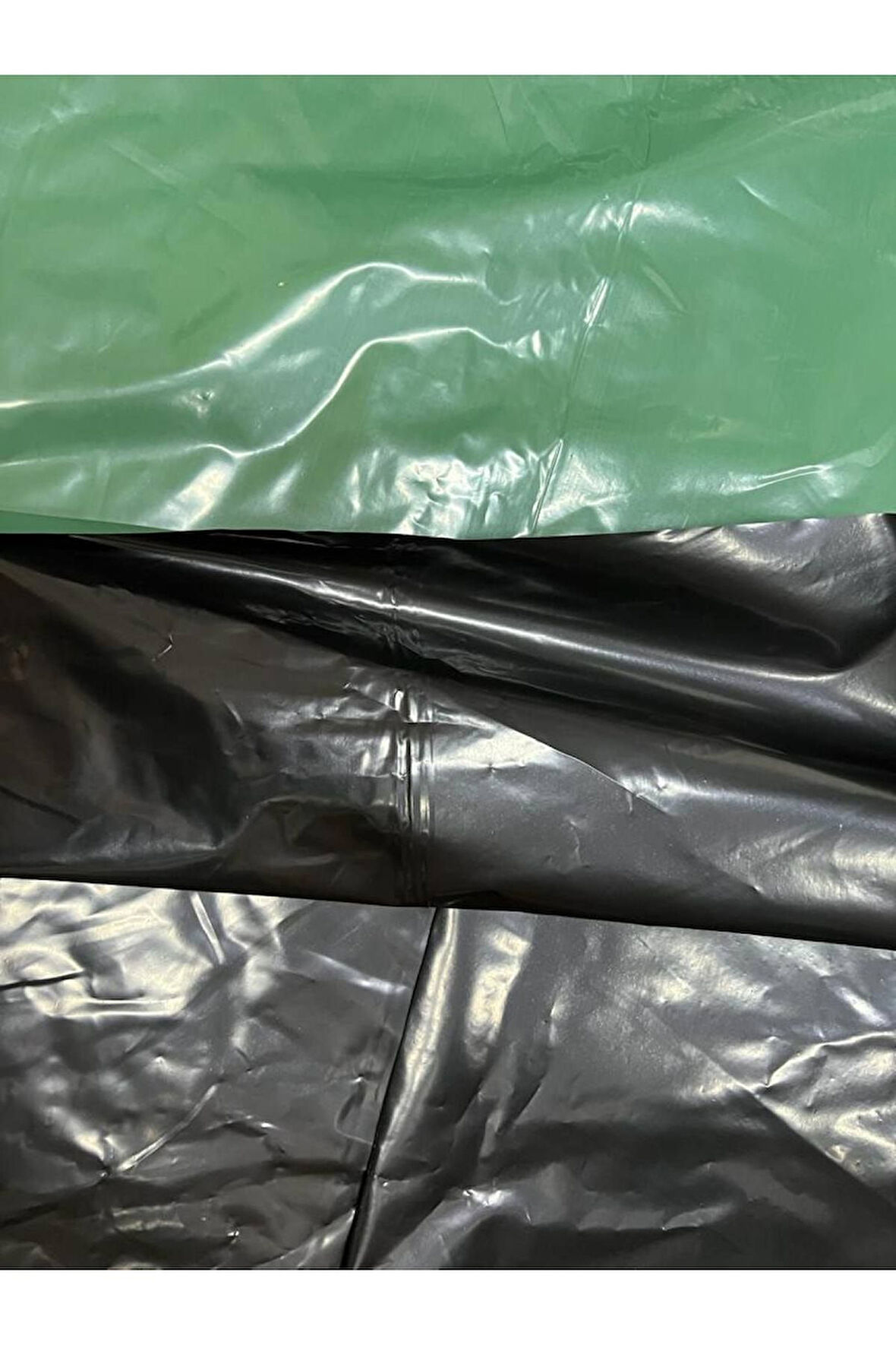 Silaj Naylonu 350 Micron Yeşil-Siyah/Gri-Siyah Naylon Silaj Örtüsü 10x16 mt