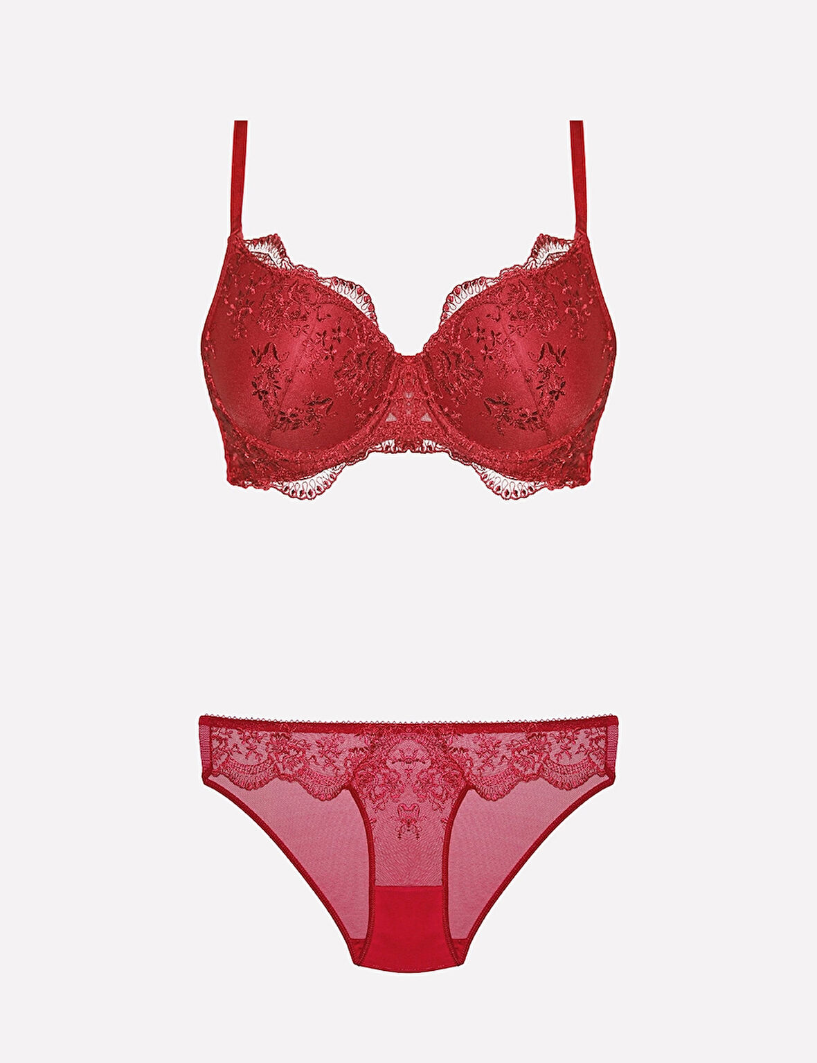 4385 Dantelli Sütyen Takımı