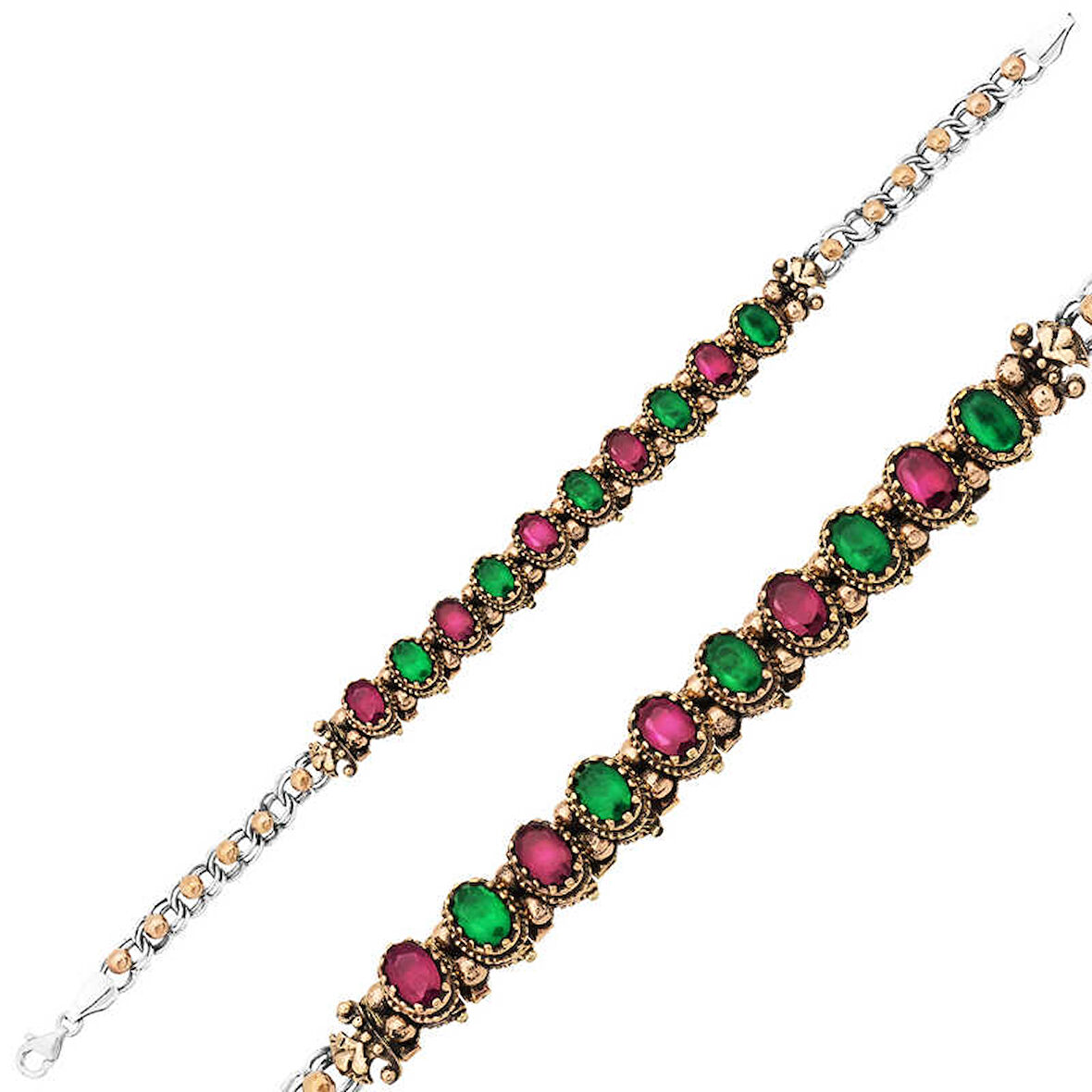 BlackCraft Gümüş Otantik Fantazi Bileklik (BC-698378)