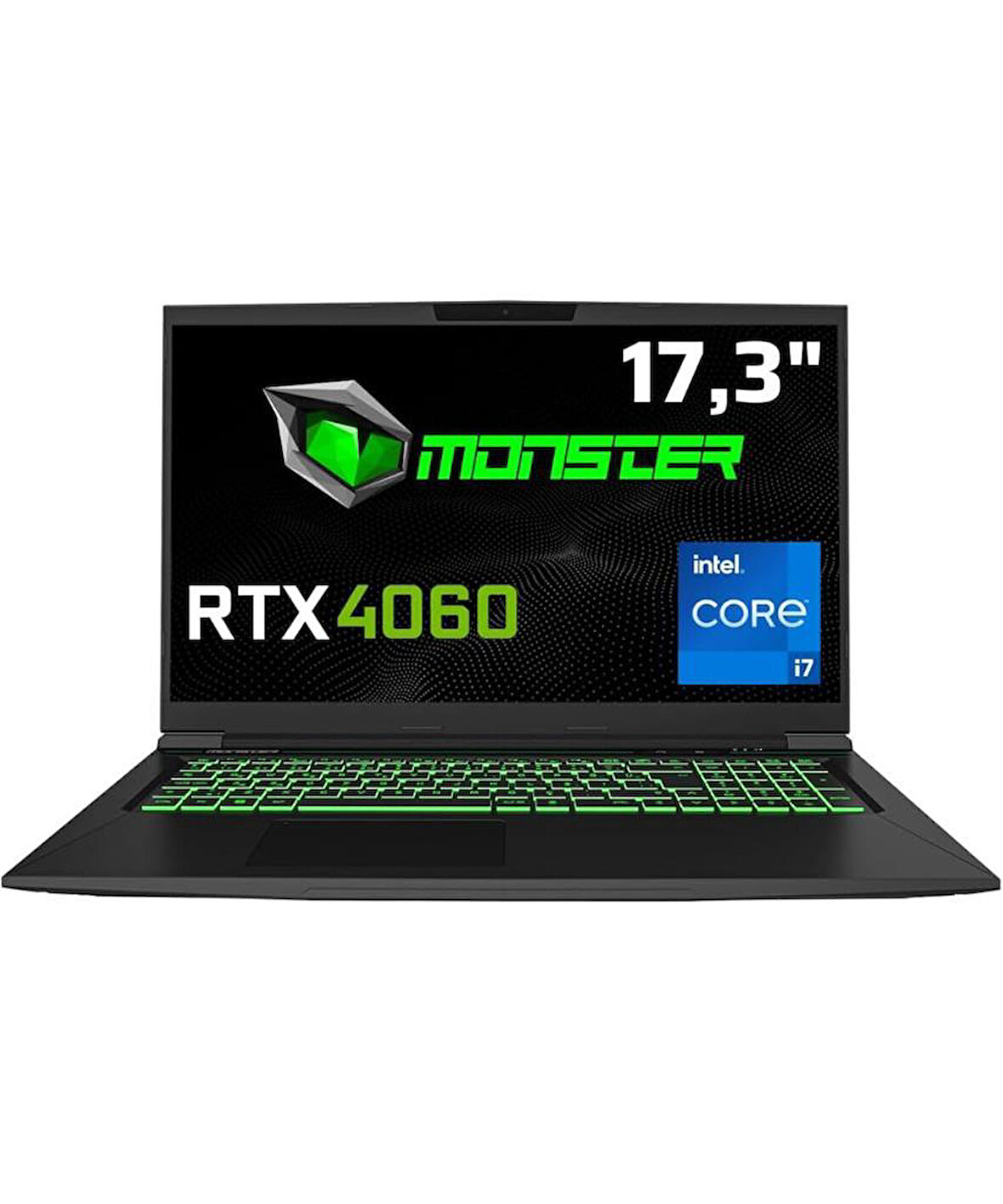 Monster Tulpar T7 V20.8.2 i7-12700H 32 GB 1 TB SSD RTX4060 17.3" FreeDOS Full HD Gaming Laptop AÇIK KUTU SIFIR