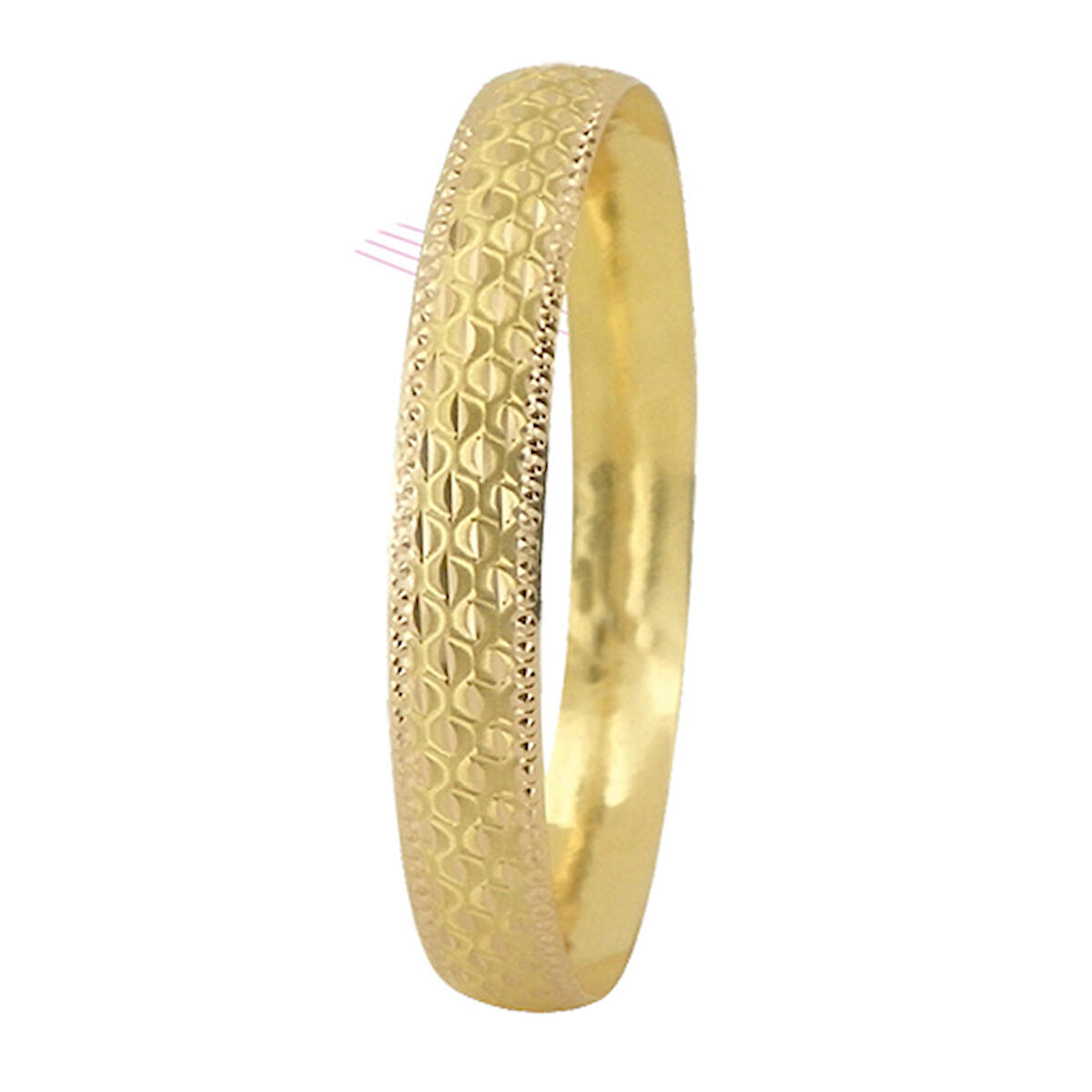 22 Ayar Şarnel 17 gr Bilezik - BLK6492