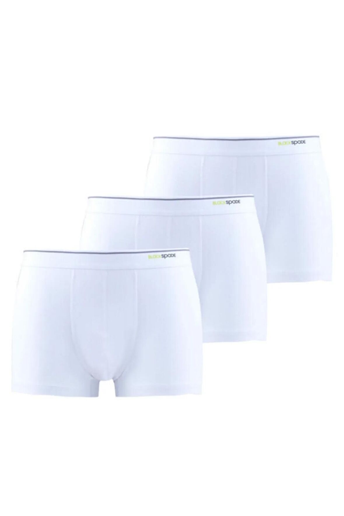 Blackspade Erkek Beyaz 3 lü Boxer