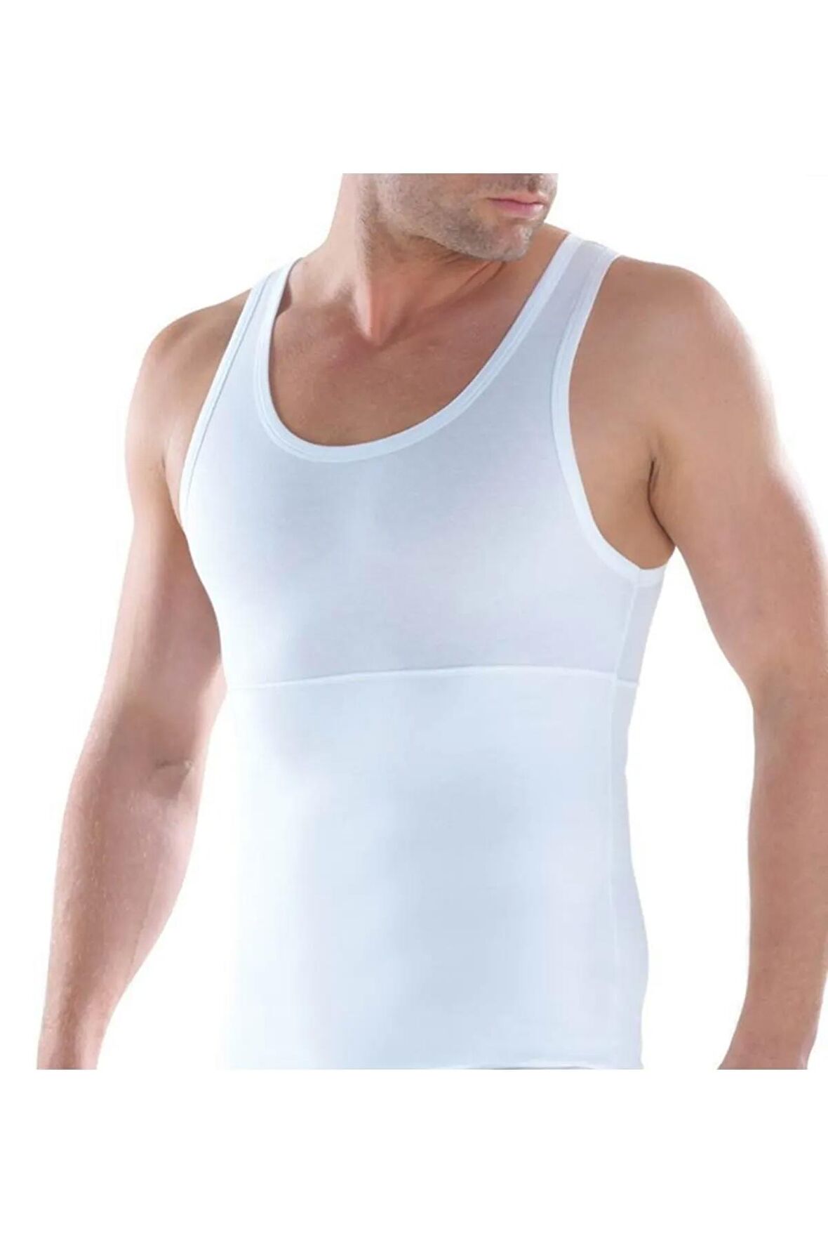 Blackspade Erkek Korse Atlet 9209 Beyaz