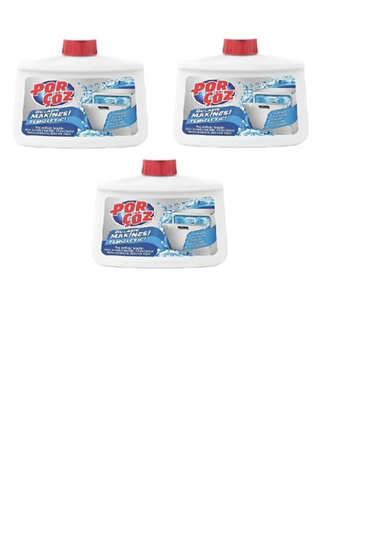 PORÇÖZ Bulaşık Makinesi Temizleyici 250 Ml X 3ADET