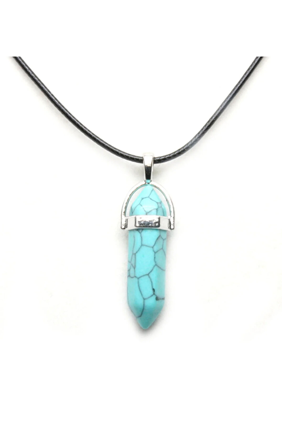 Mavi Turkuaz Point Kolye