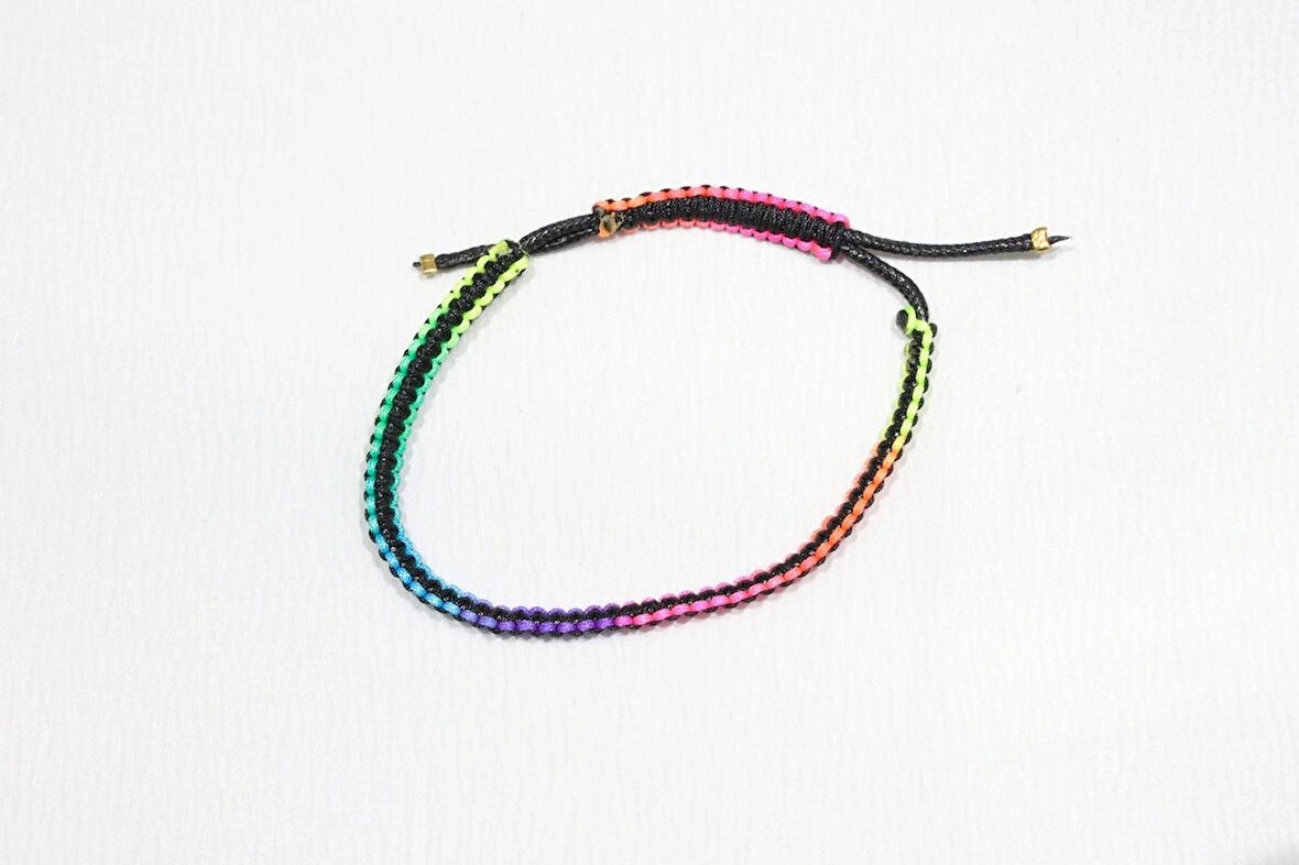 Örgü İp Bileklik – El Yapımı Unisex Model