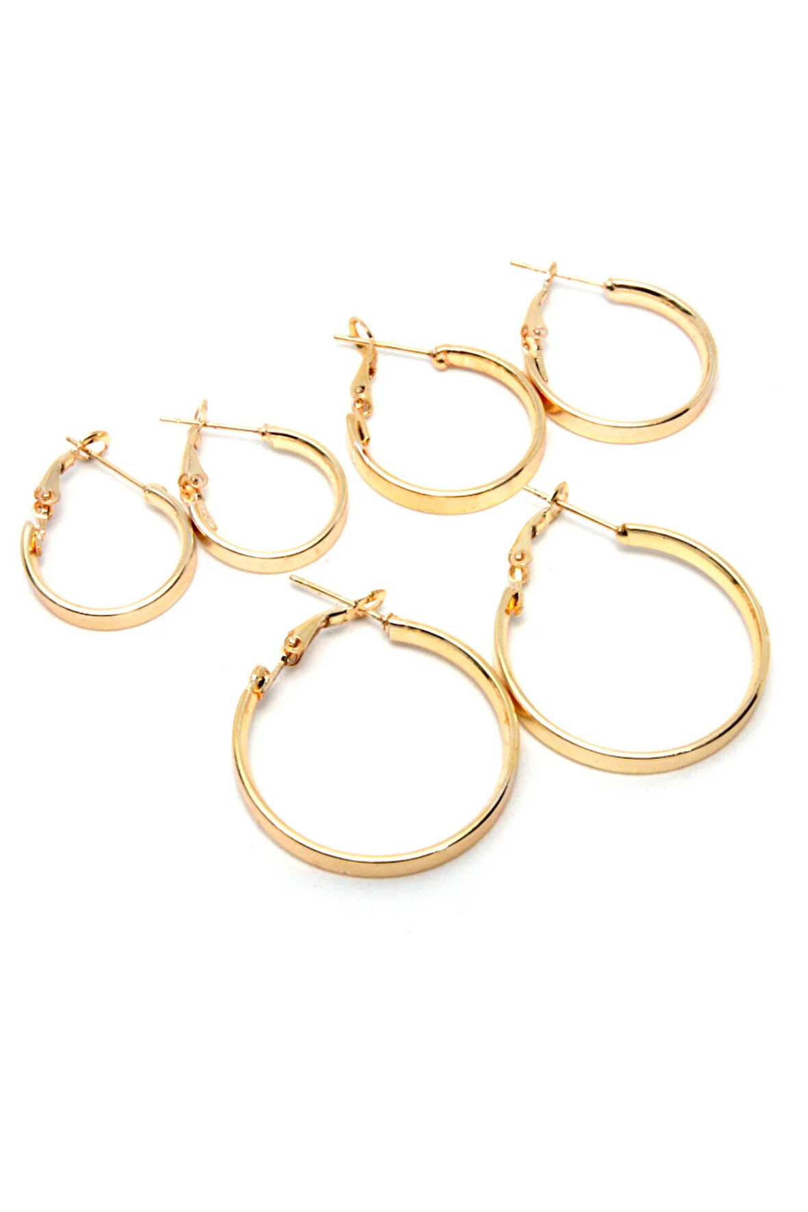 3 Lü Halka 2 - 2.5 - 3 cm Küpe