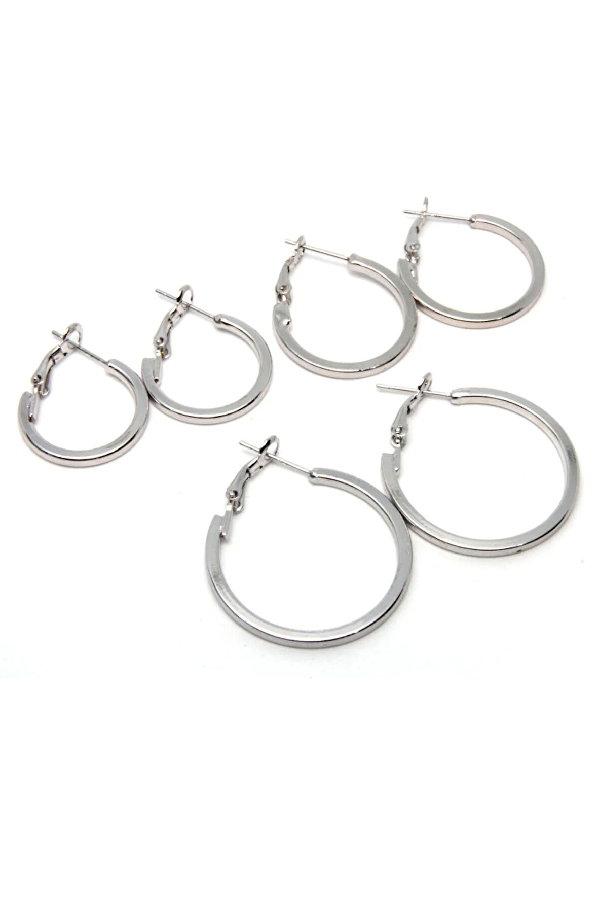 3 Lü Halka 2 - 2.5 - 3 cm Küpe