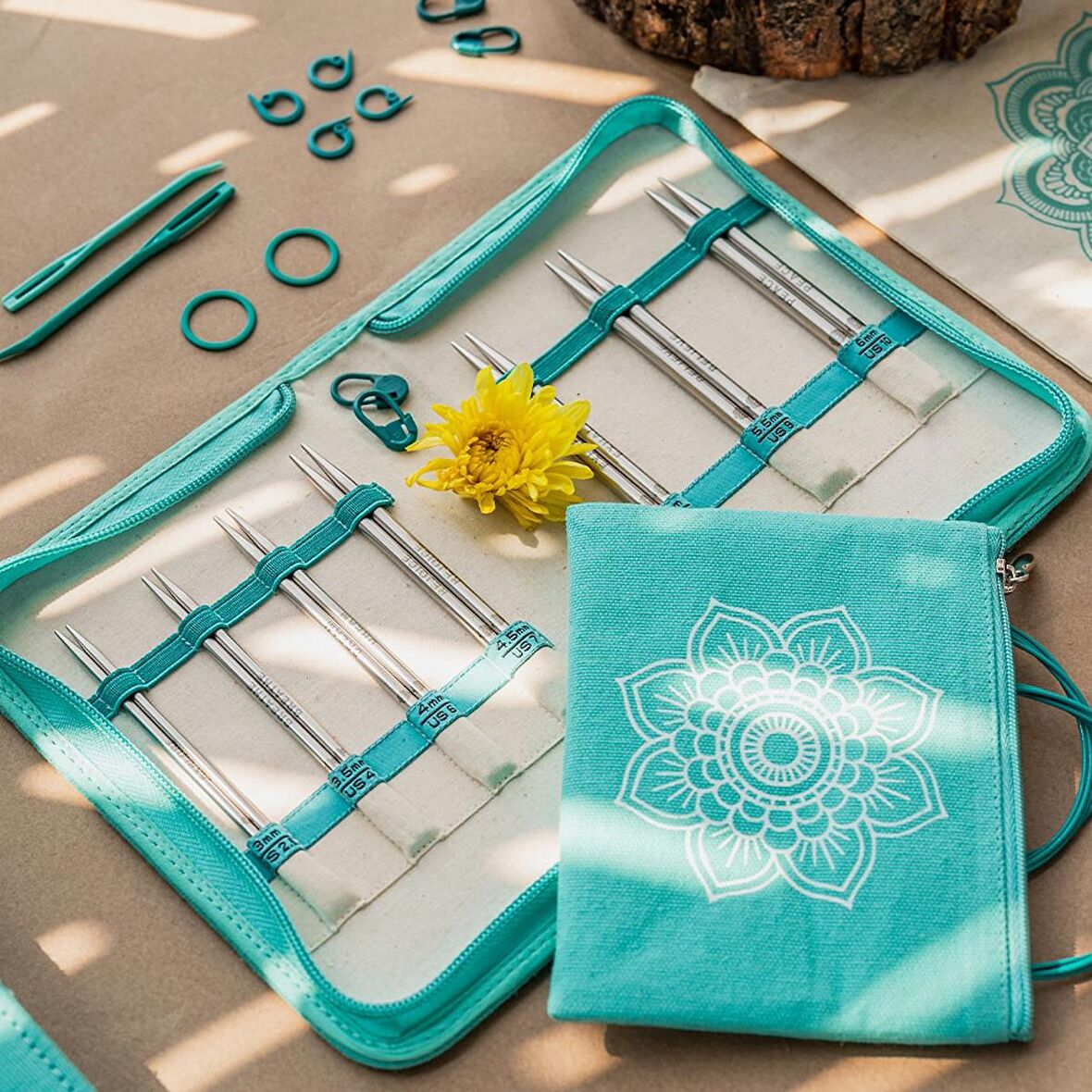 Knitpro Mindful BELİEVE SETS 13 CM + BALIM ÖRGÜ EVİ ŞİŞ ÖLÇER 3-6 mm