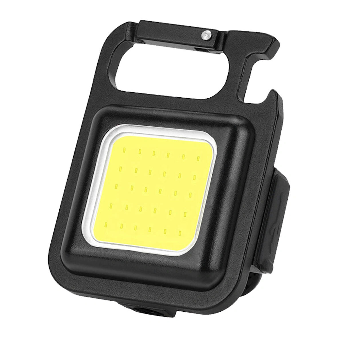 Bilmate Powermaster PM-21489 Cob Ledli 3 Fonksiyonlu Anahtarlık Şarjlı Lamba El Fener Işıldak Mıknatıslı