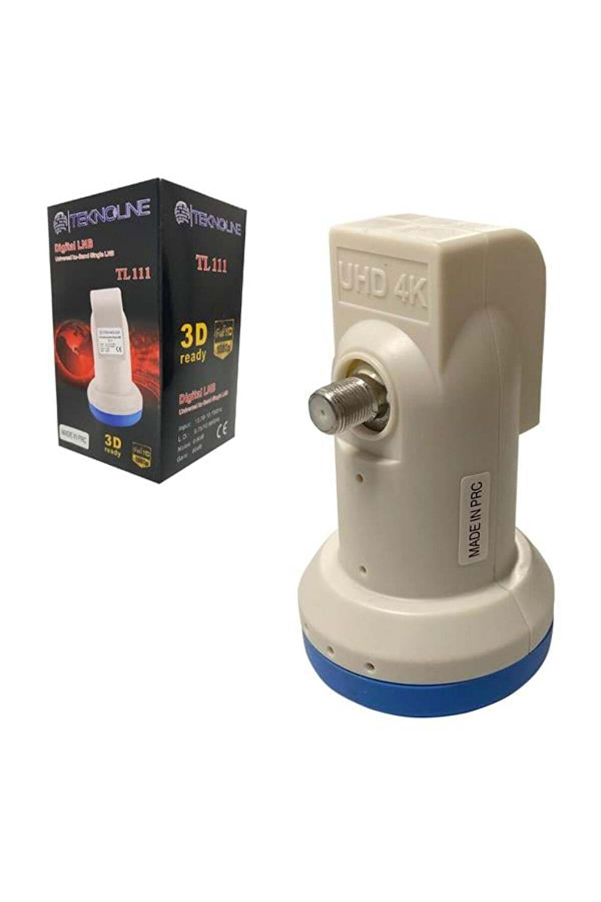 TEKNOLİNE TL-111 Tekli Lnb (Single) 0.6Db 3D Fhd 4K