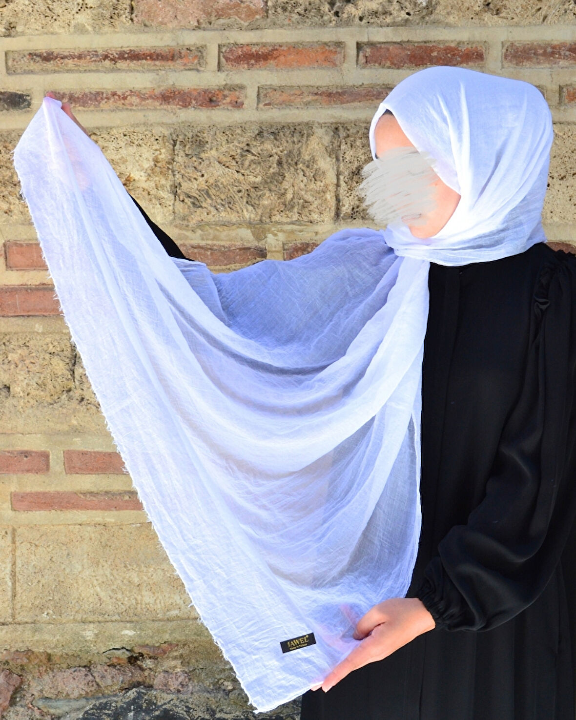 Konfor Bambu Şal Beyaz – Tok Duruşlu, Kaymaz