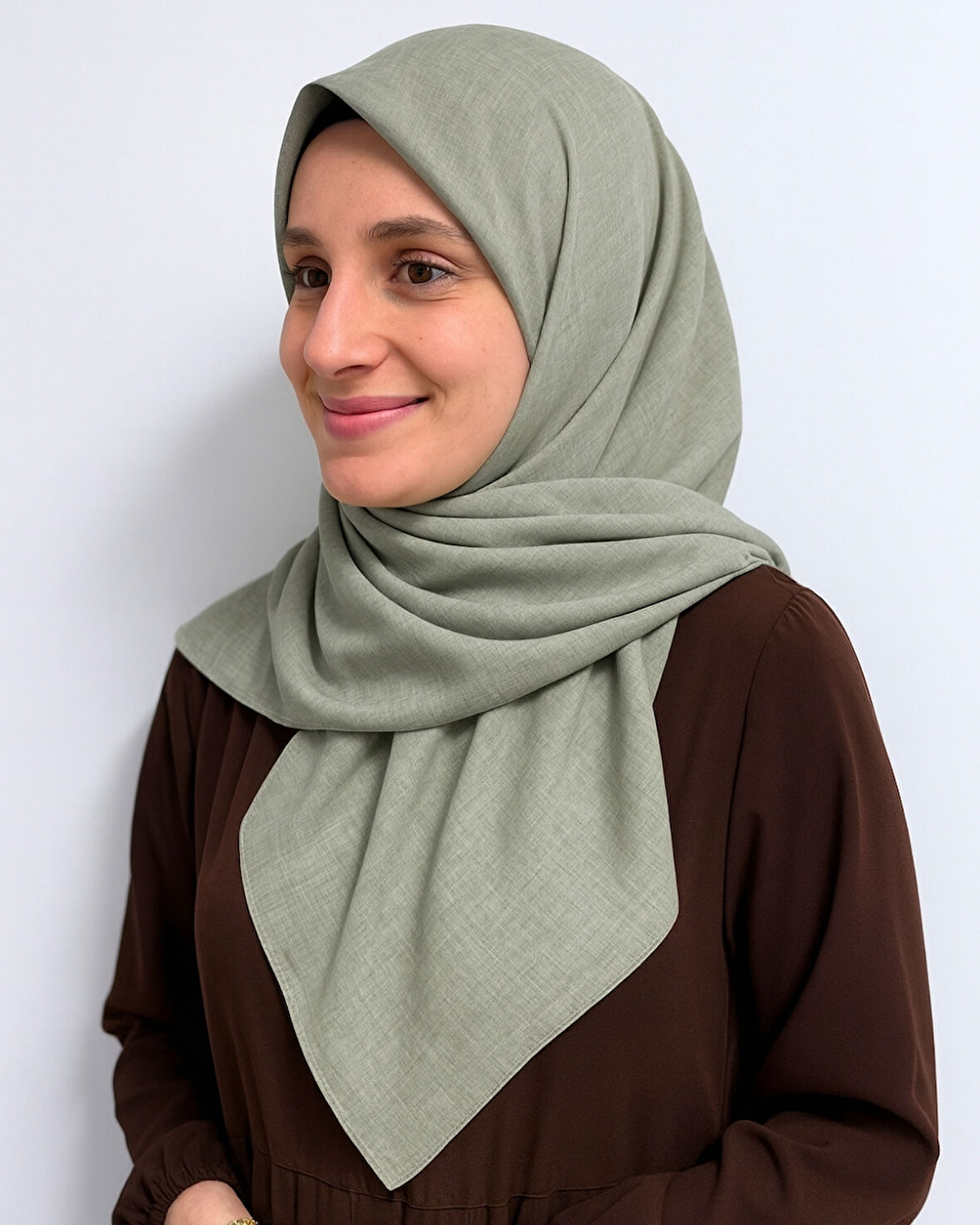 Denim Kare Eşarp– Kaymaz, Rahat ve Şık Kullanım