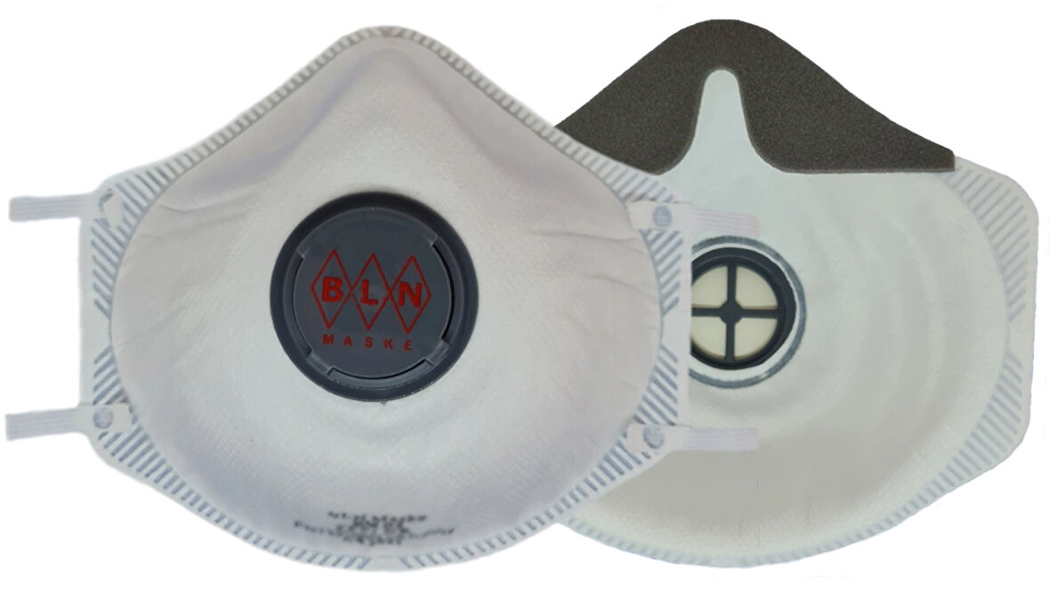 BLN BM 02 FFP1 NR VENTİLLİ TOZ MASKE (20 ADET)