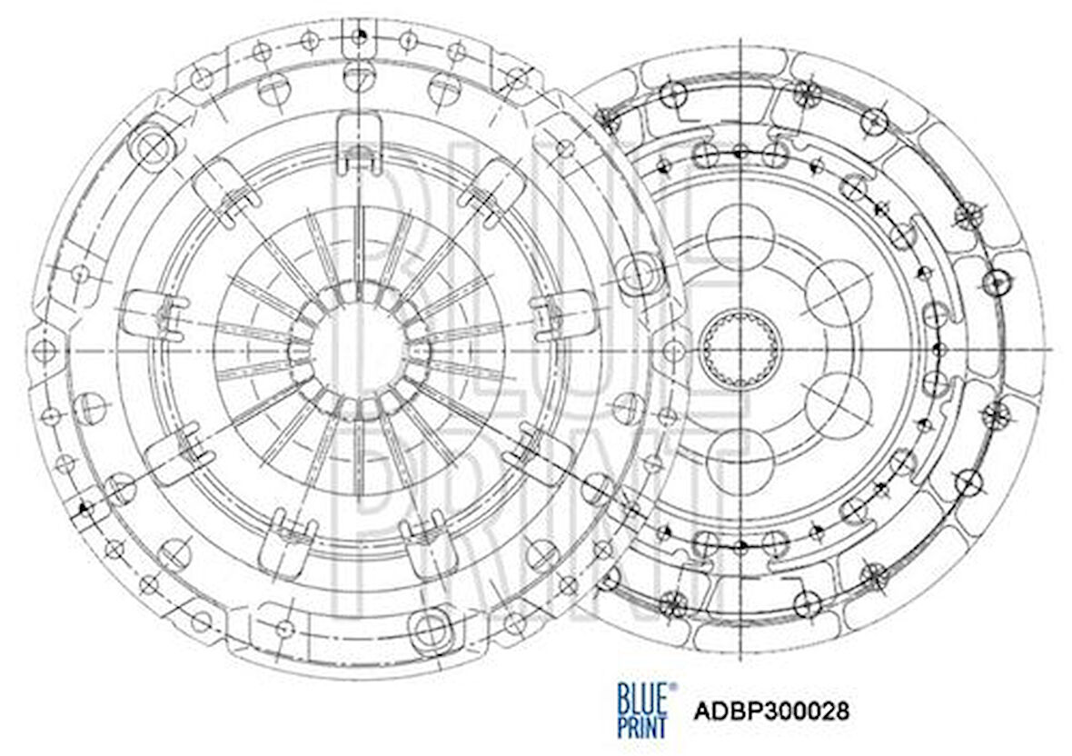 Blue Print ADBP300028 Debriyaj Seti Connect 1.8TDCI 90Ps 02-Focus II 1.8TDCI 100Ps 115Ps (00 04) Mondeo 2.0TDCI 90Ps (00 07) Rulmansız 1139658