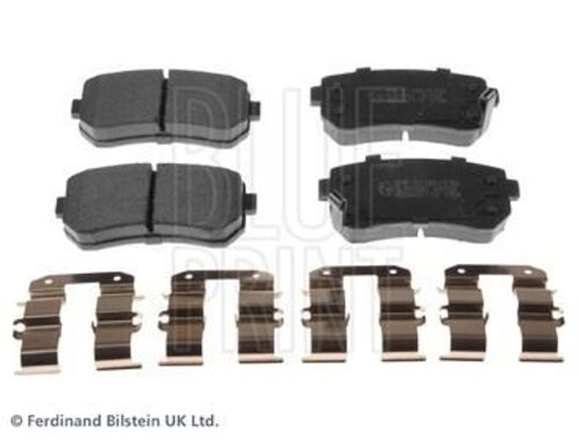 Blue Prınt Adg042119 Arka Fren Balatası Hyundaı Accent Era 06> I20 08-15 I30 07-12 Ix20 10> Ix35 10> Sonata 10-14 Kıa Ceed 06-12 Cerato 08> Rıo 05> Sportage 04-11 Fwd