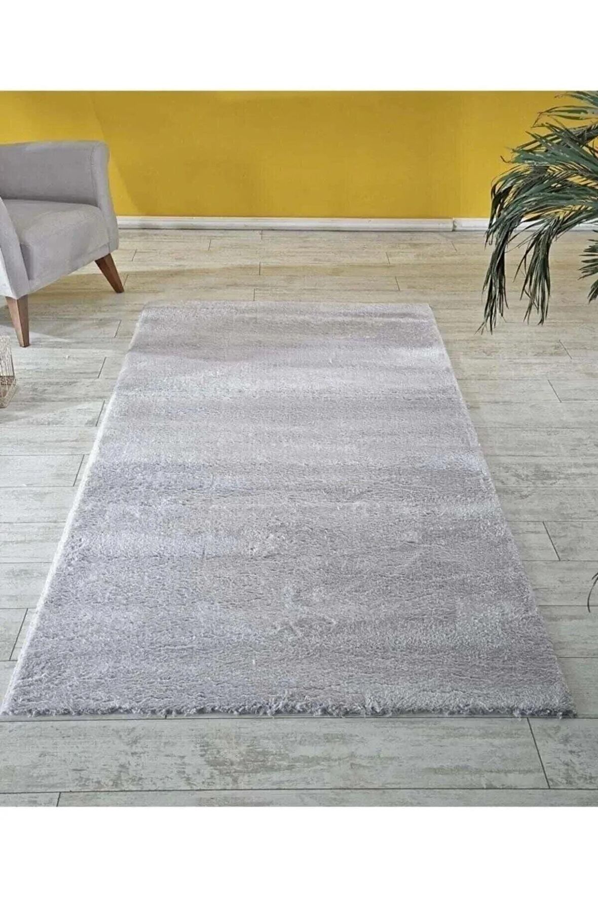 Balat Halı Kaymaz Taban Yıkanabilir Yüksek Tüylü Peluş Halı