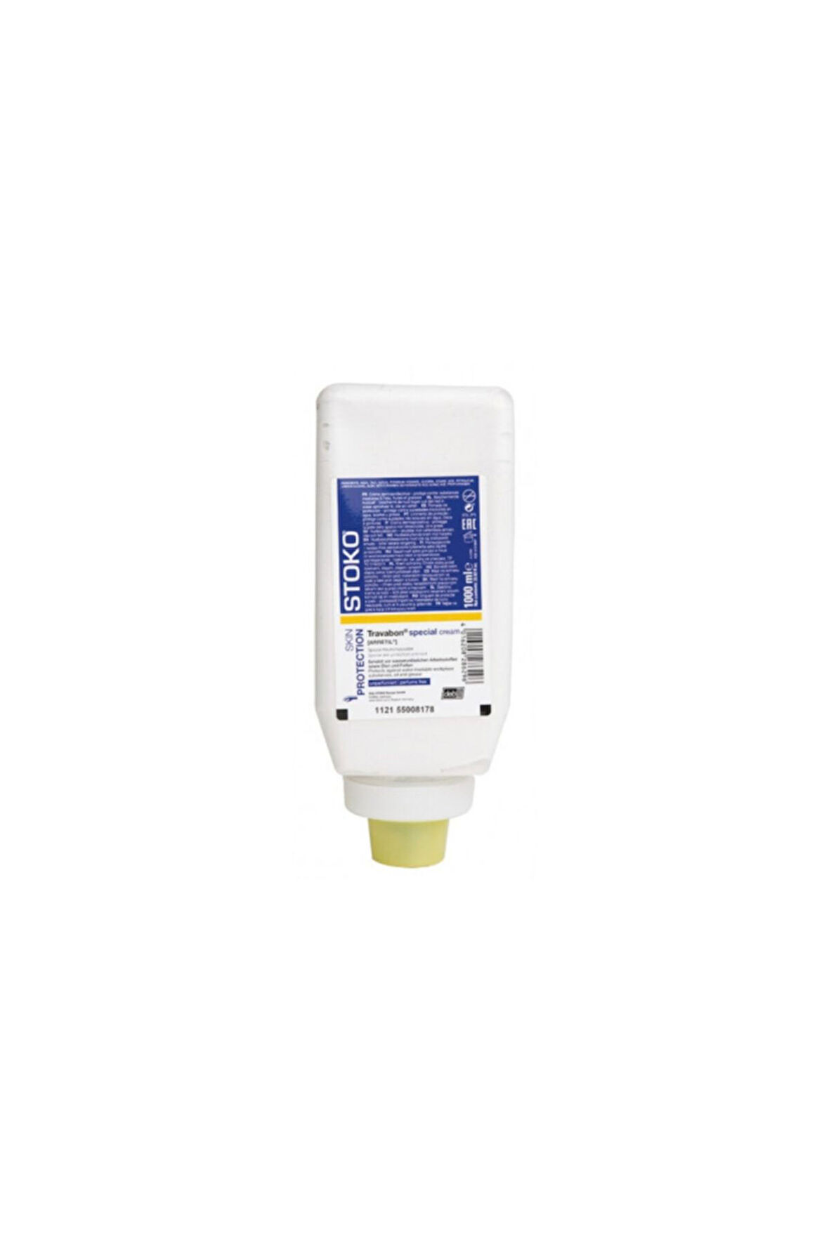 Stoko Travabon 1000 Ml Gizli Eldiven İş Öncesi Koruyucu Bariyer Krem.made In Germany.