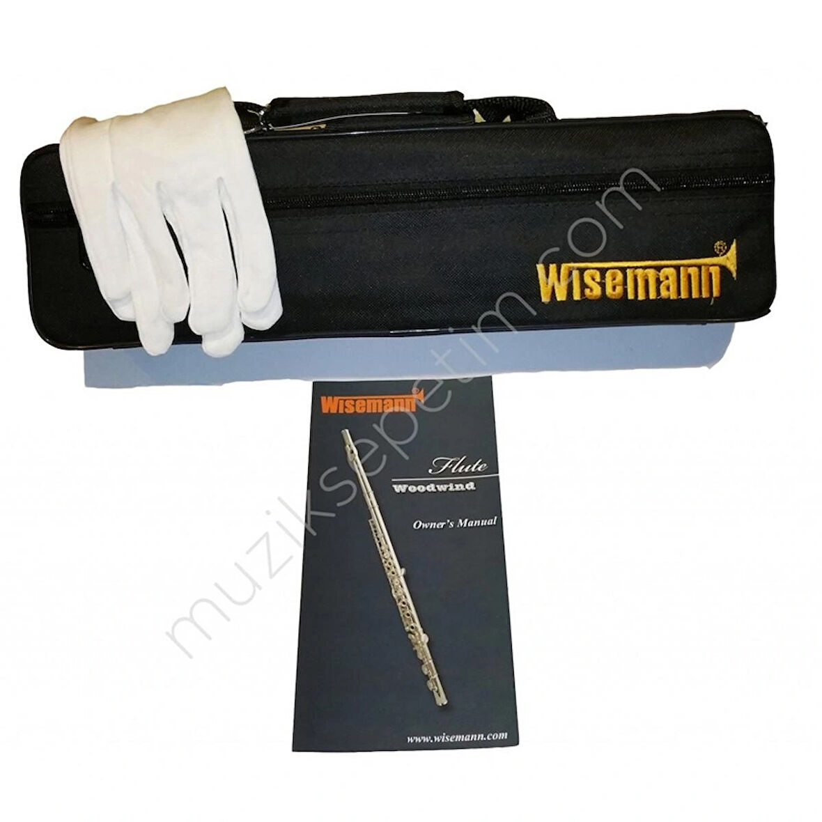 WISEMANN Dfl-150 Gümüş Yan Flüt Üst Kalite